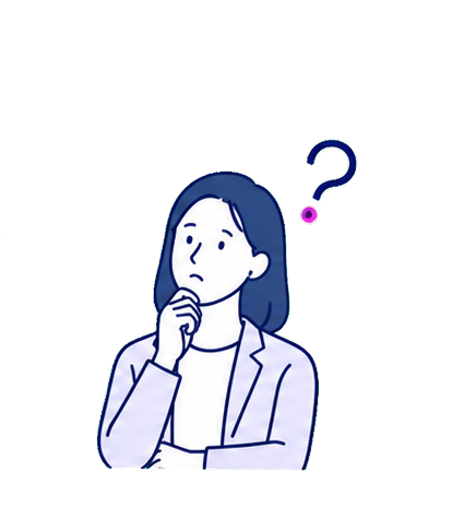 悩む新規事業担当者のイラスト